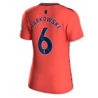 Everton James Tarkowski #6 Vieraspaita Naiset 2023-24 Lyhythihainen